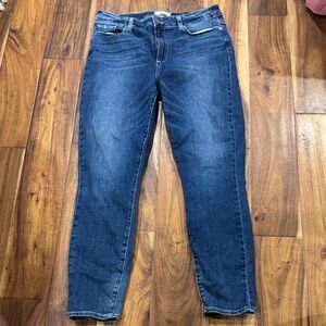PAIGE Dark Blue Women's Skinny Jeans